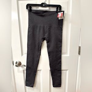 NWT: Spanx Look at Ne Now Leggings 2X, Heather Charcoal